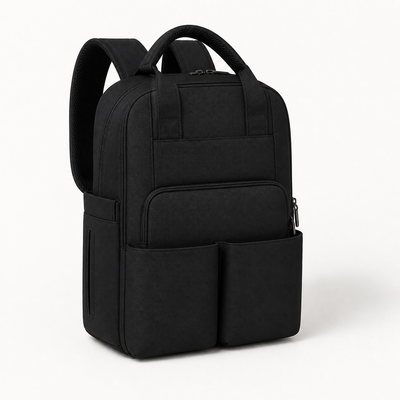 Sac à dos à langer compartimenté NOLIERA noir