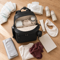 Sac à dos à langer extensible