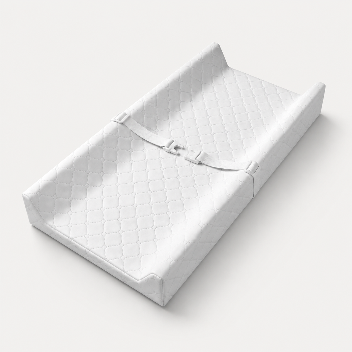 Matelas à langer blanc 80 x 40 x 10 cm, vue studio | NOLIERA