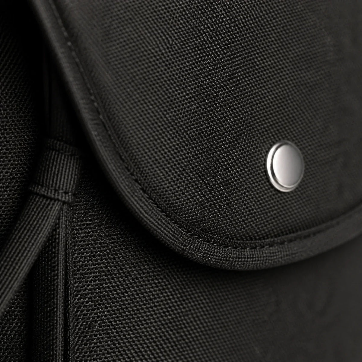 Détail du bouton pression de la pochette à couches | NOLIERA