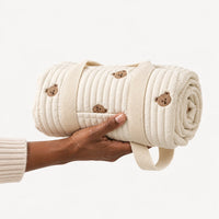 Sac de maternité matelassé roulé à plat pour le rangement